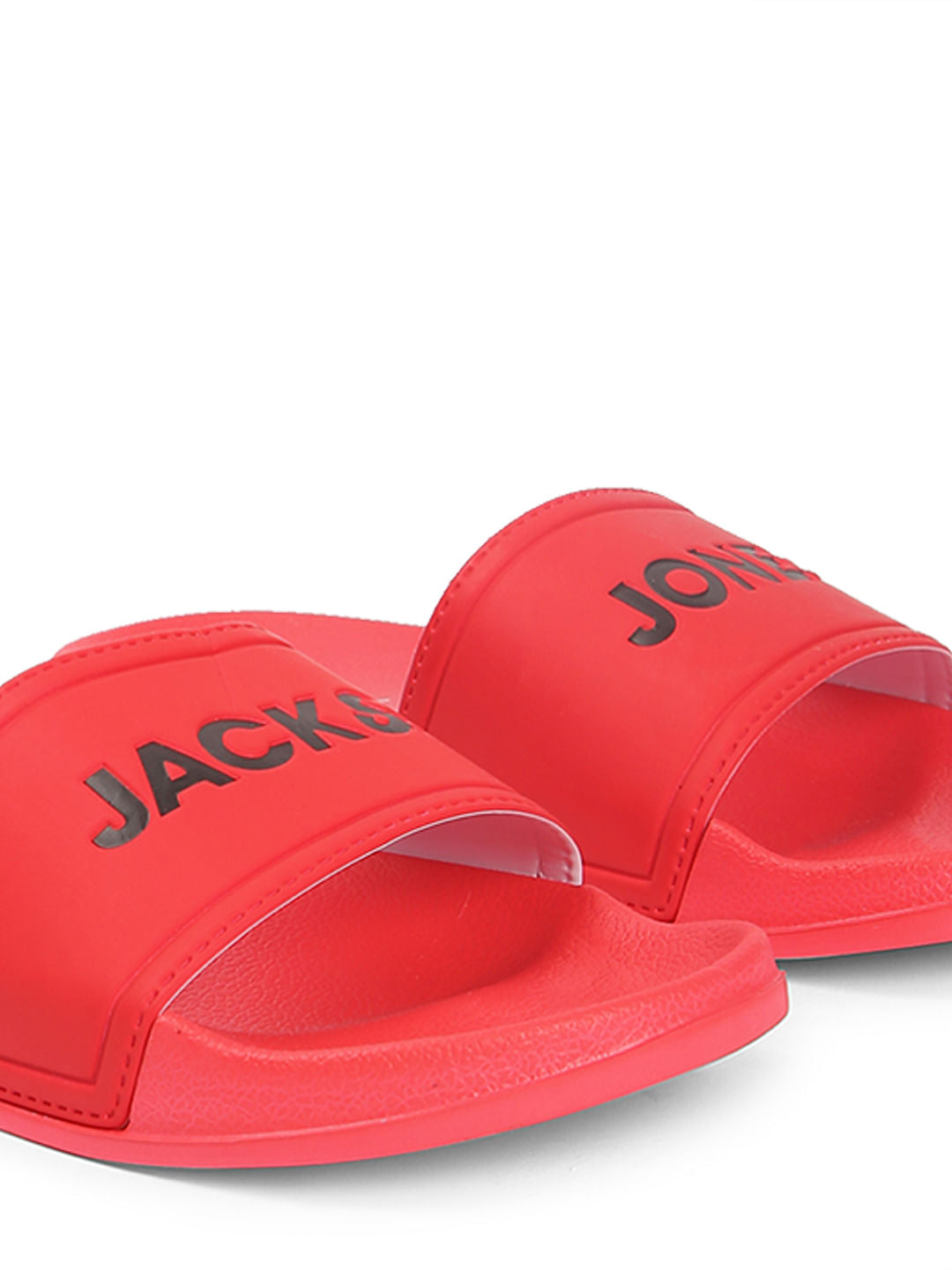 Red Logo Print Sliders
