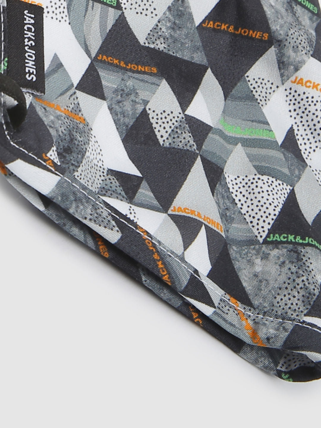 Grey Abstract Print Mask with 3 Changeable PM 2.5 Filter