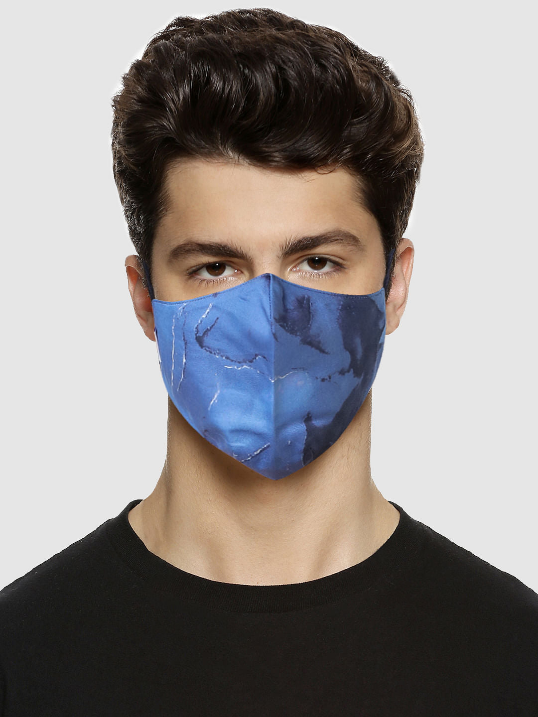 Pack of 3 Blue All Over Print B95 3 PLY Mask