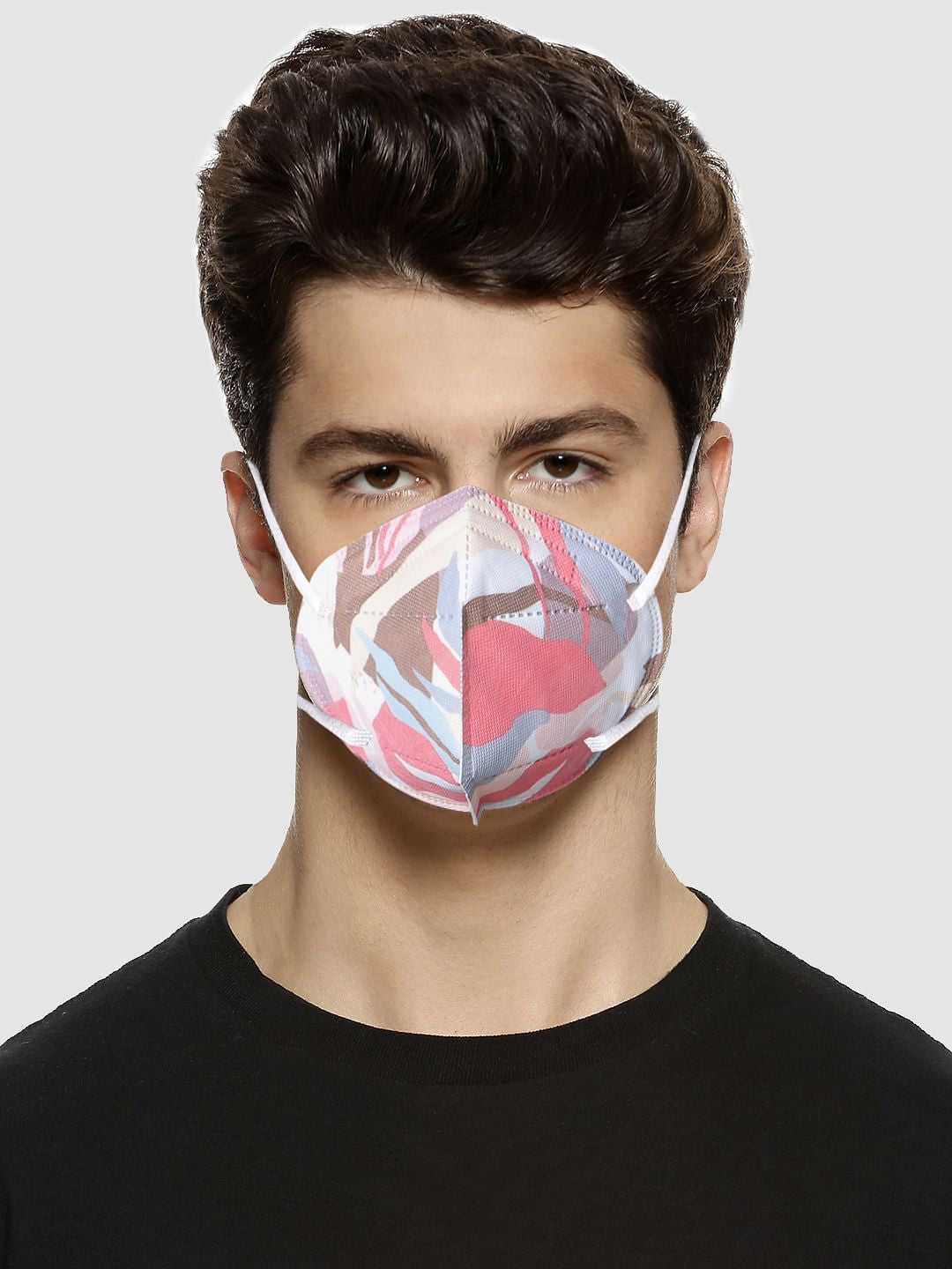 Pack of 3 Tropical Print N95 Mask with PM 2.5 Filter - ONE