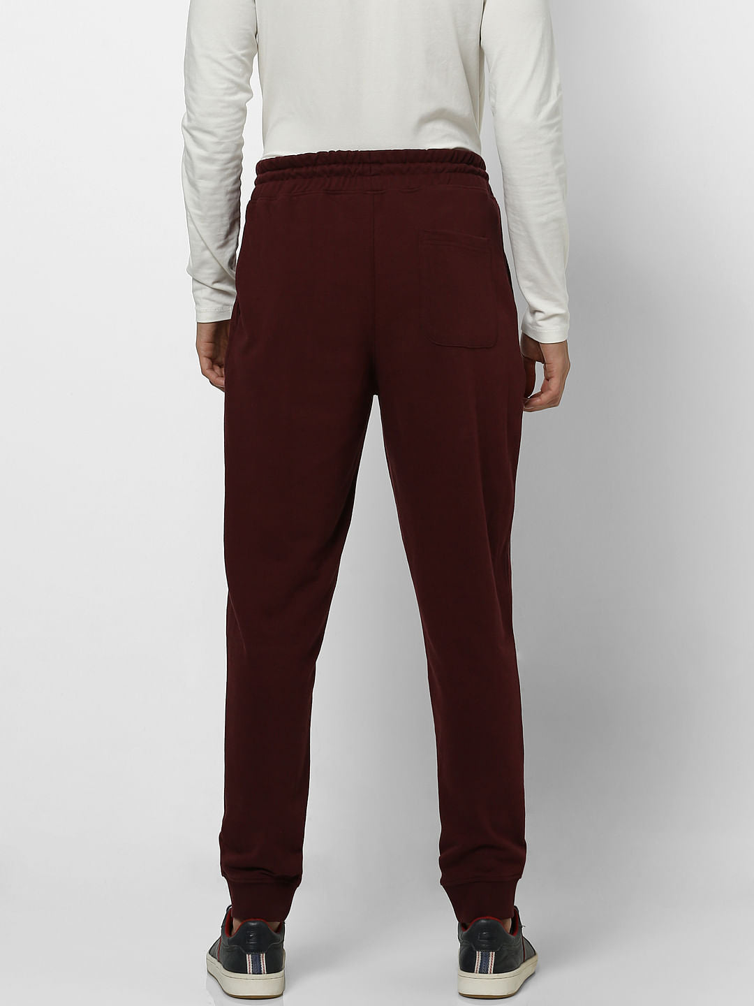 Red Mid Rise Sweatpants