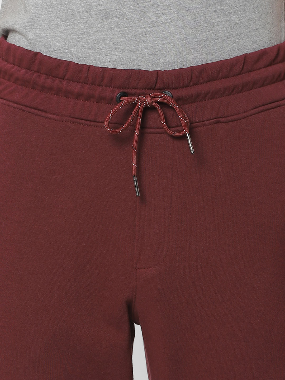 Red Mid Rise Sweatpants