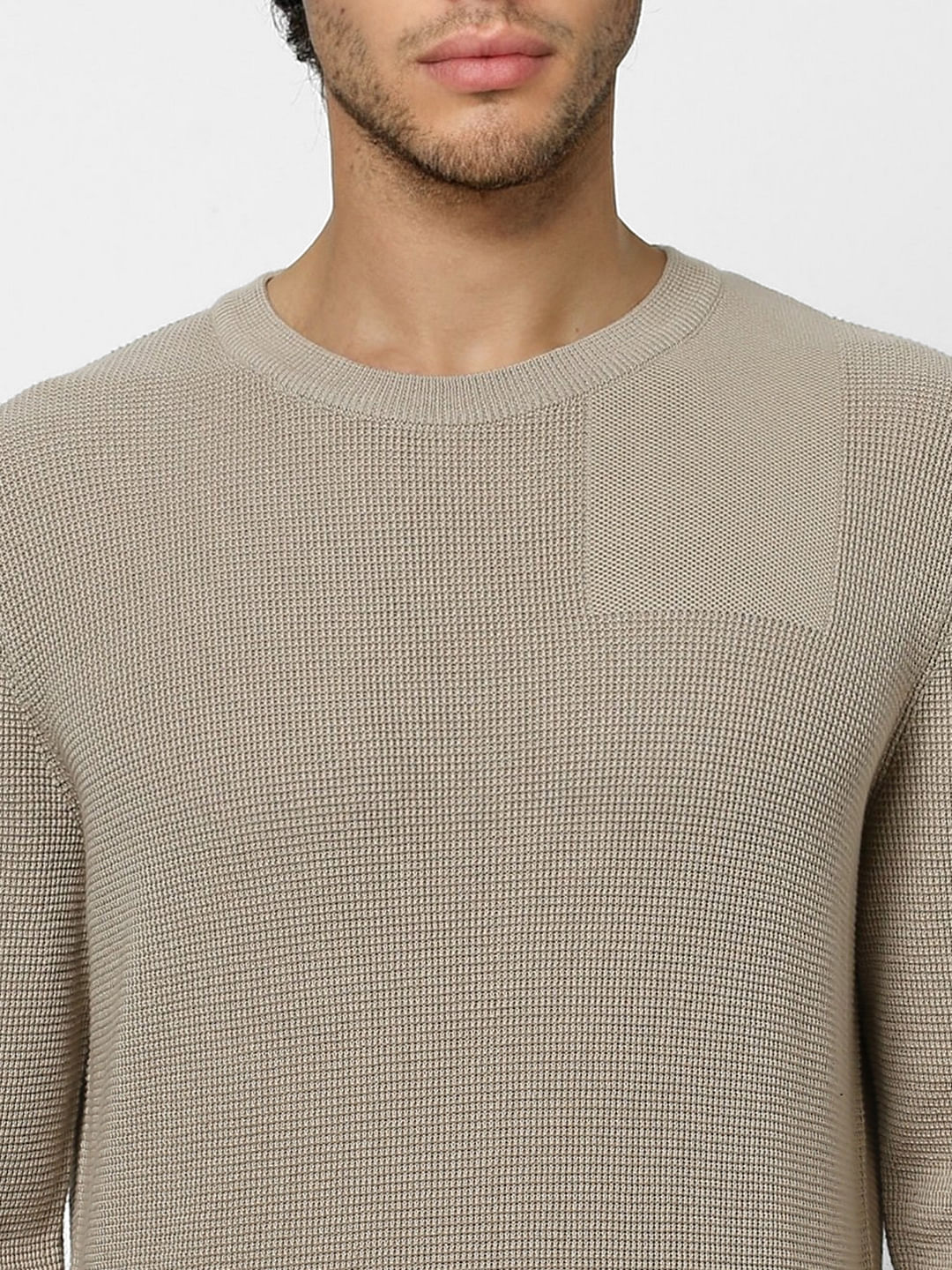 Beige Pullover