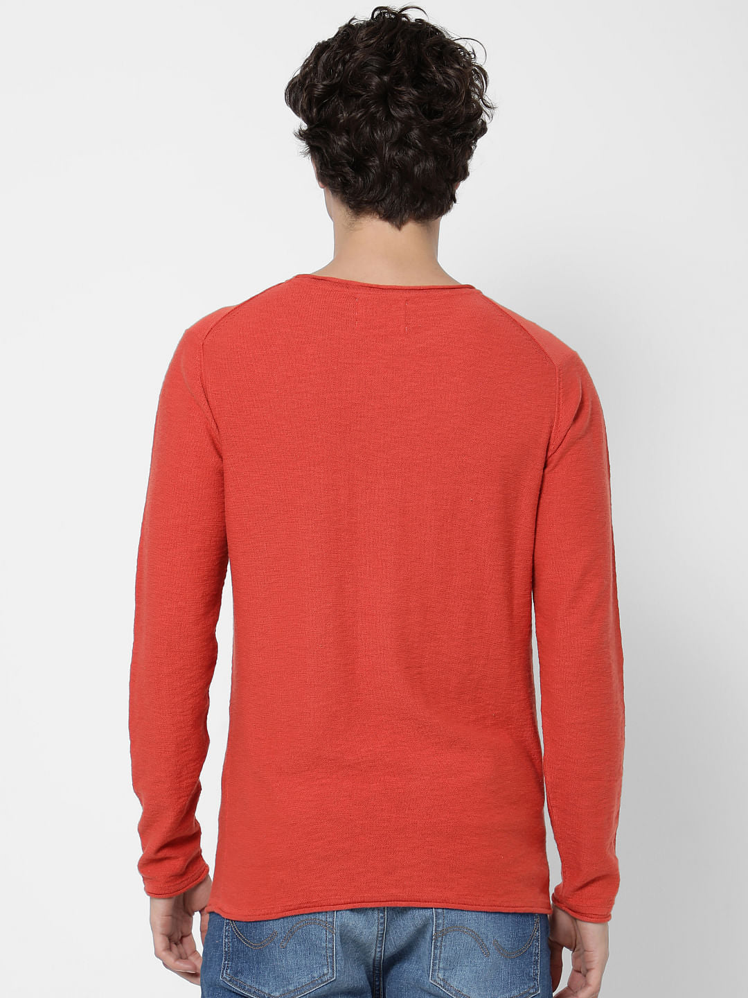 Red Knit Pullover