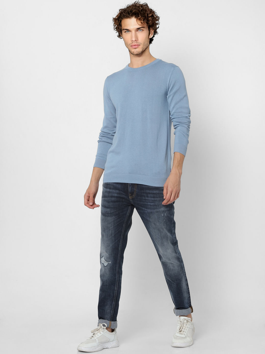 Light Blue Pullover - S