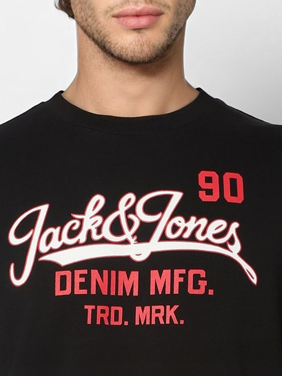 Black Logo Print Sweatshirt