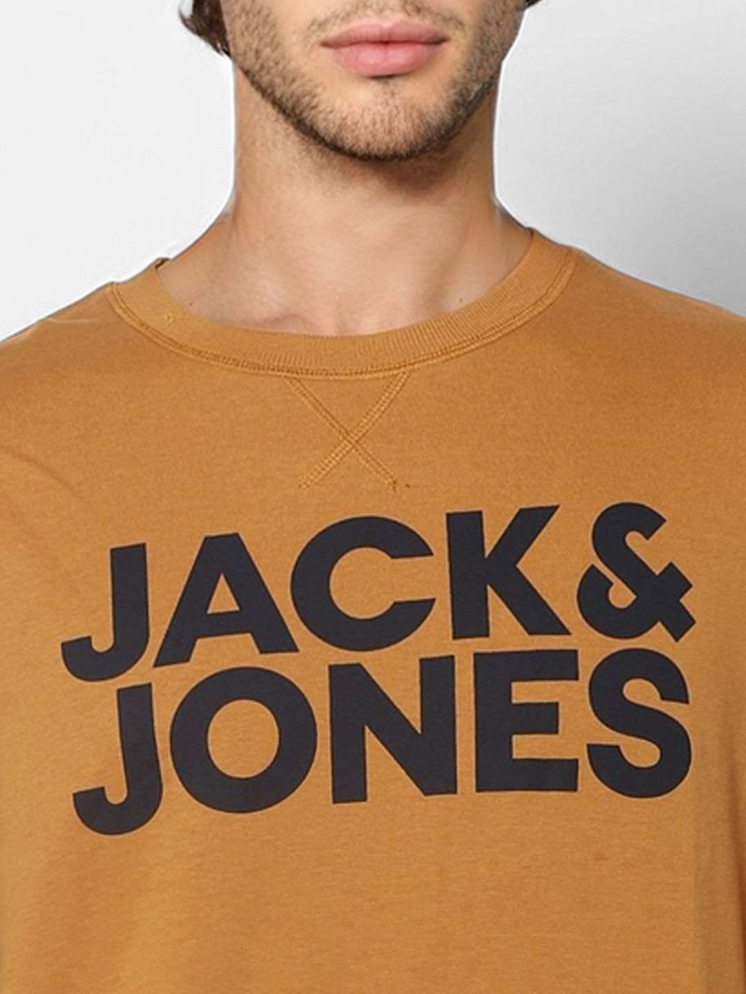 Brown Logo Print Sweatshirt