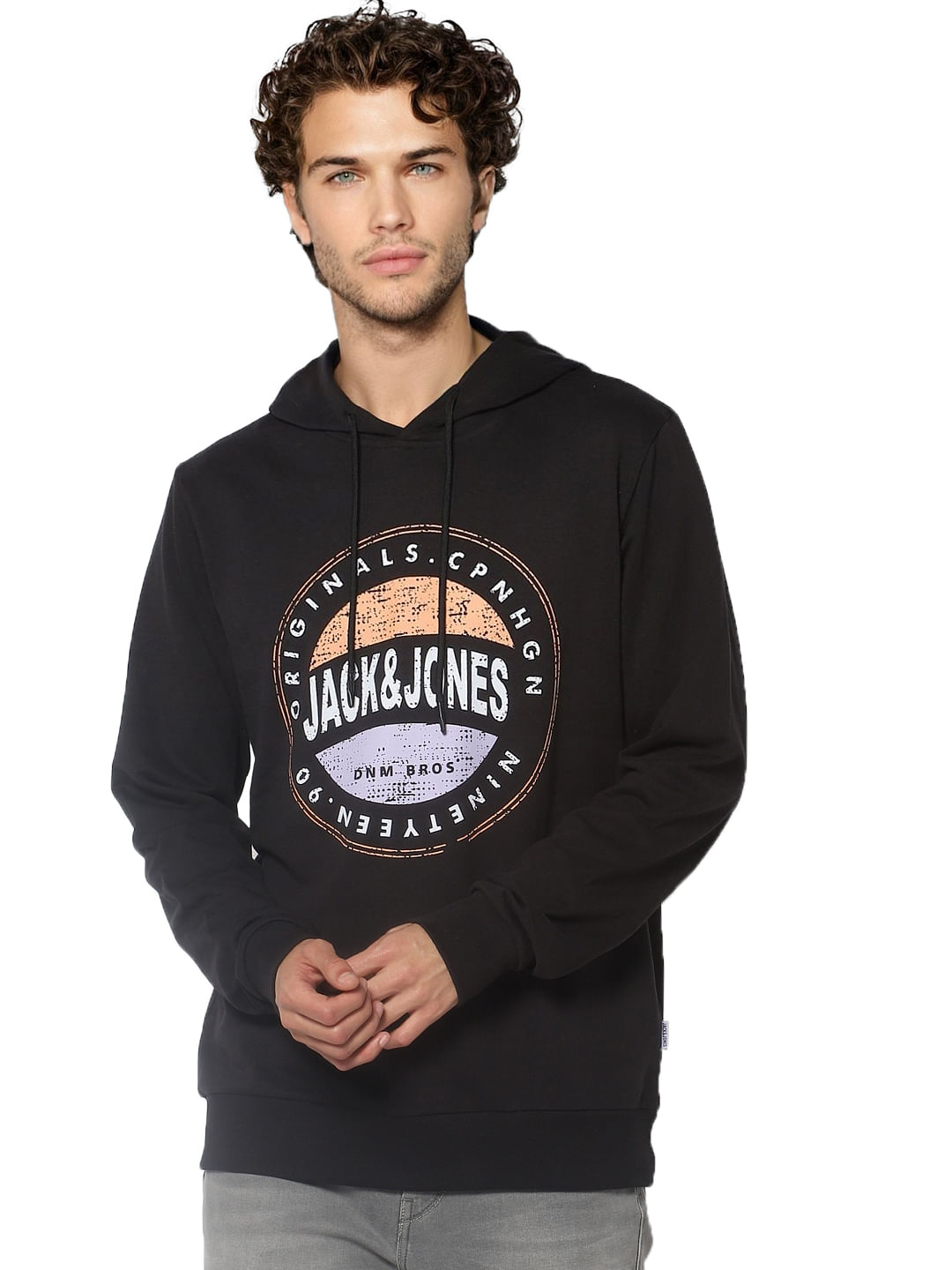 Black Hooded Sweatshirt