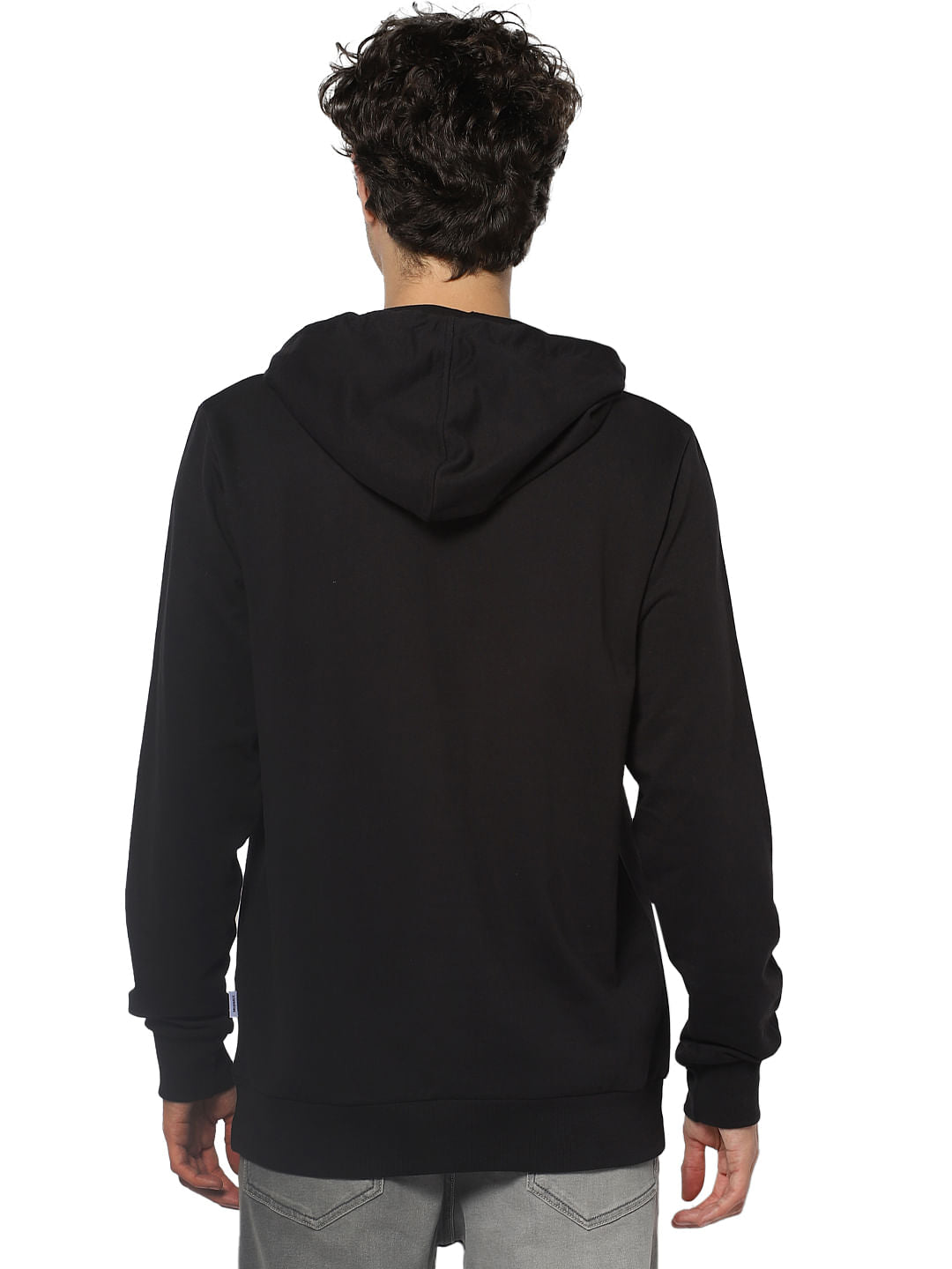 Black Hooded Sweatshirt