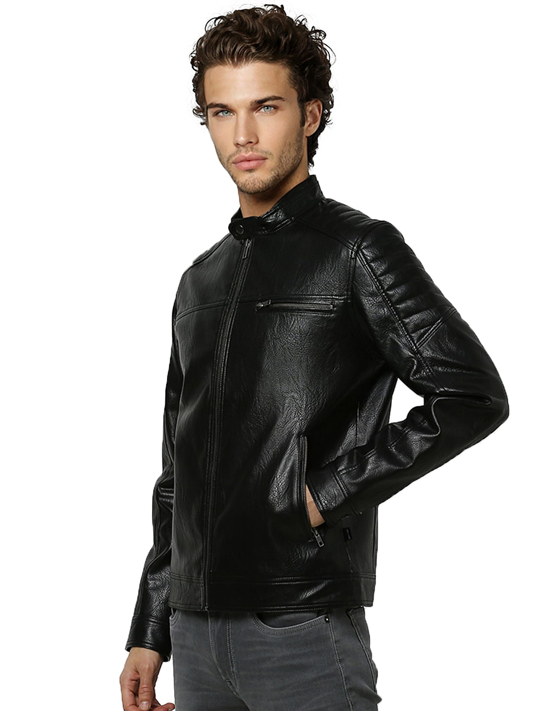 Black Biker Jacket
