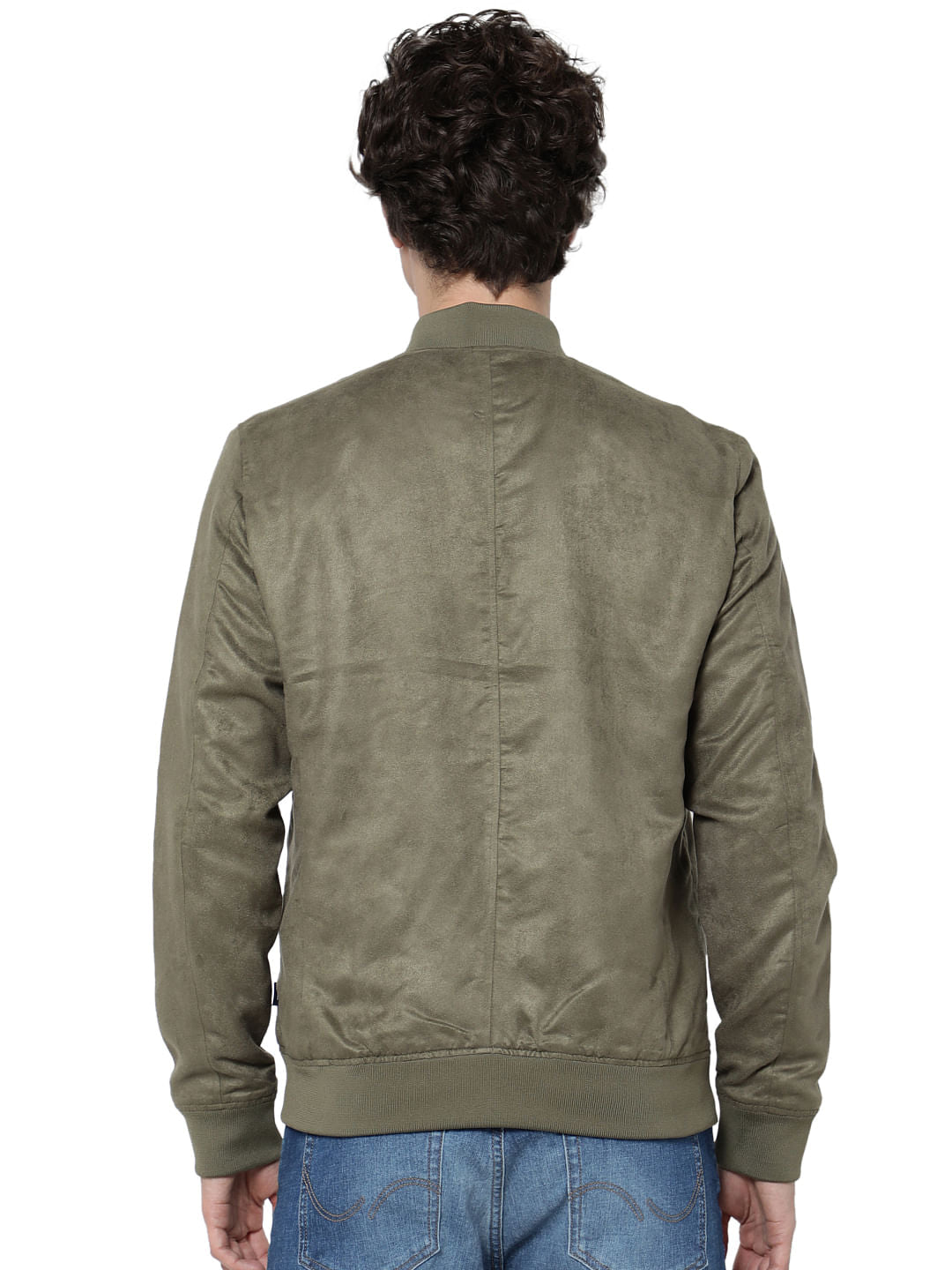Olive Green Bomber Jacket