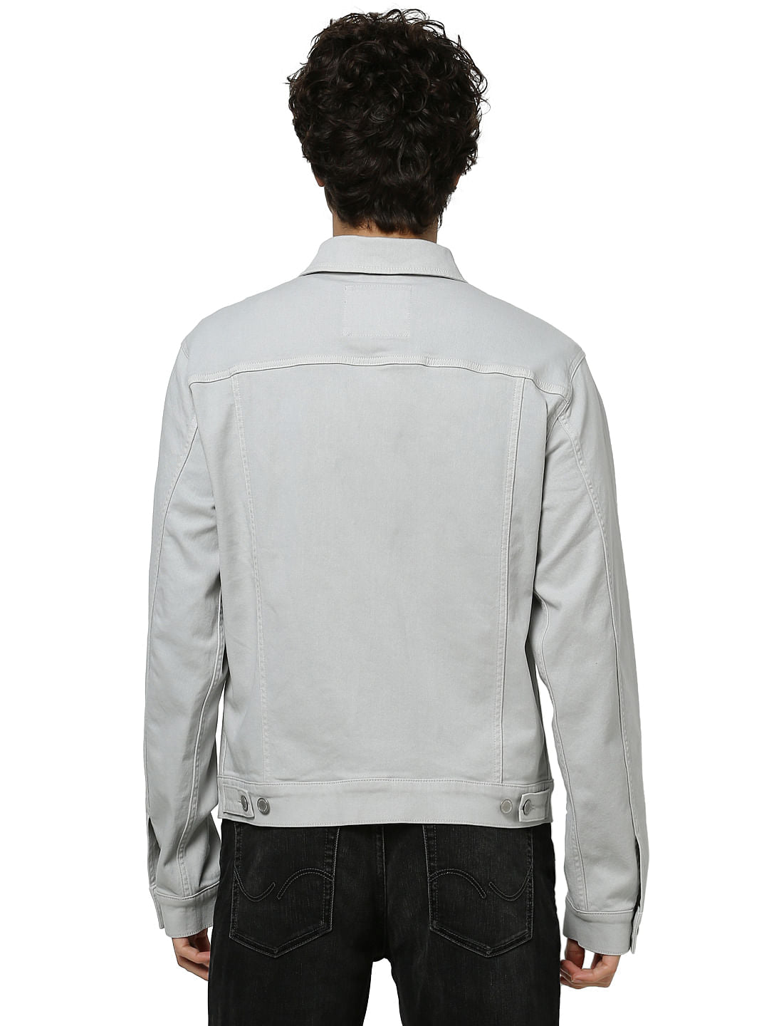 Grey Trucker Jacket