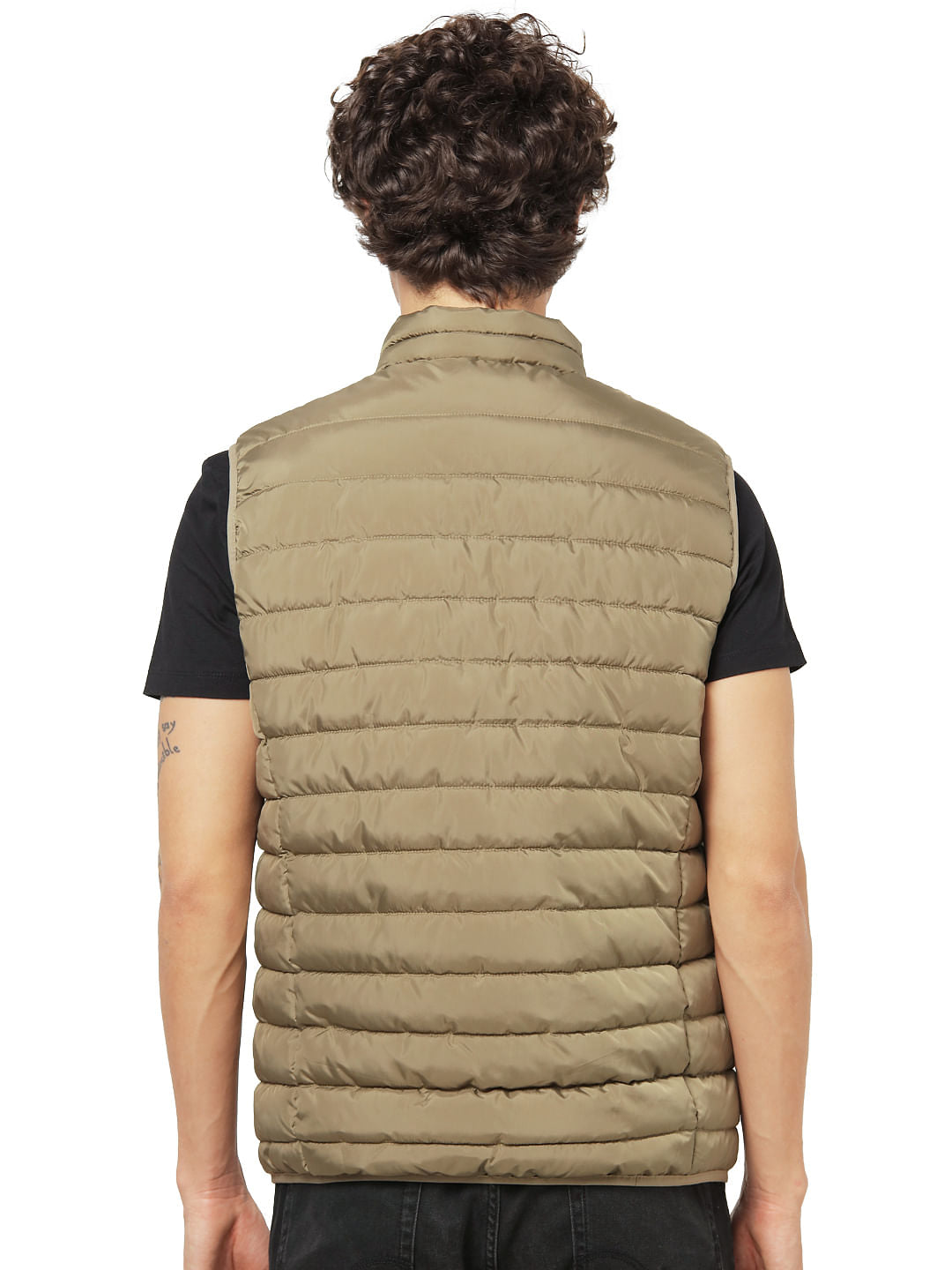 Beige Puffer Jacket