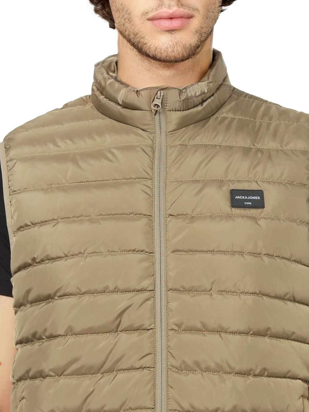 Beige Puffer Jacket