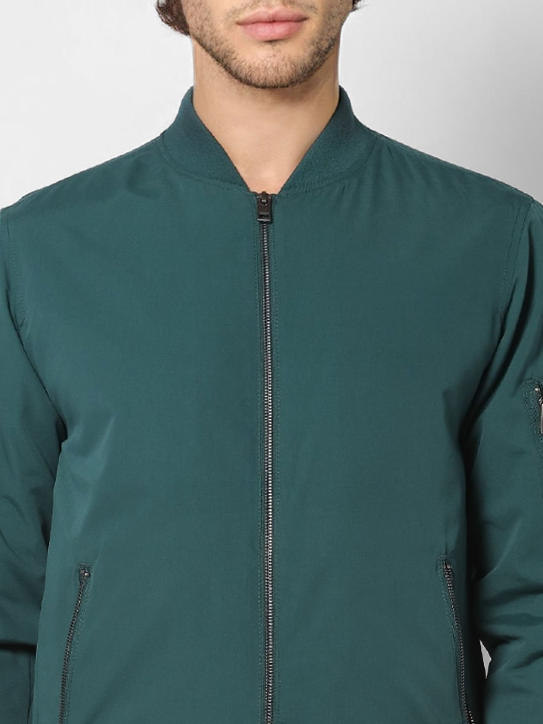 Green Bomber Jacket