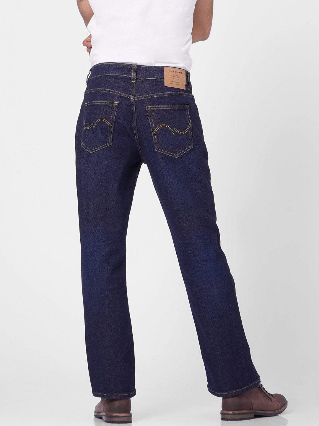 Blue High Rise Bootcut Jeans
