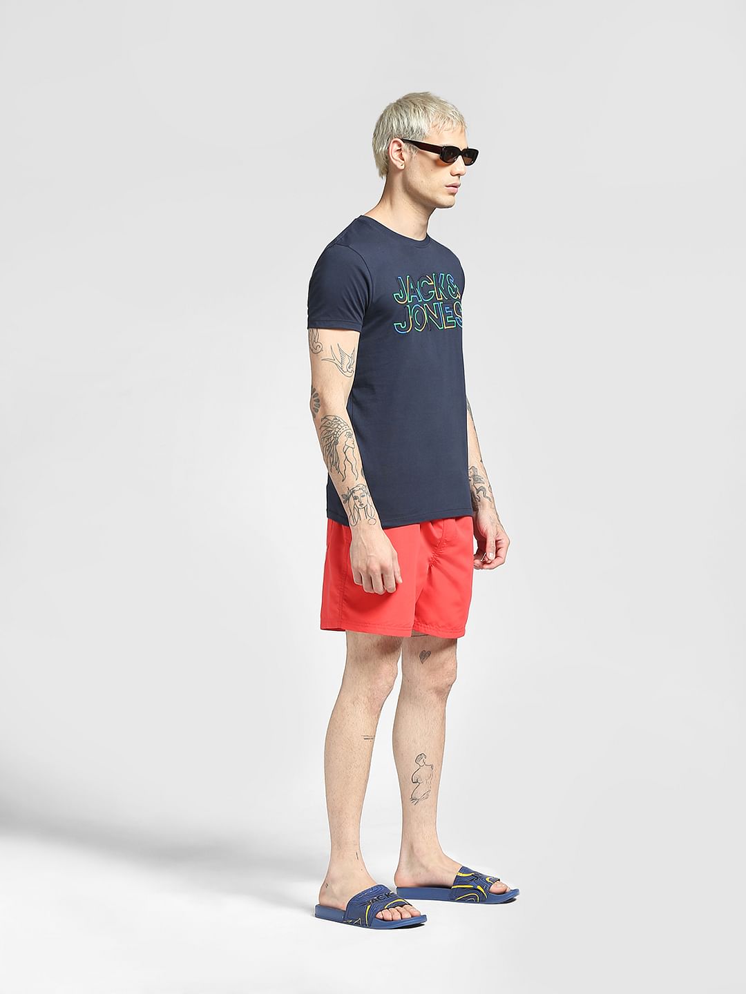Red Swim Shorts - S