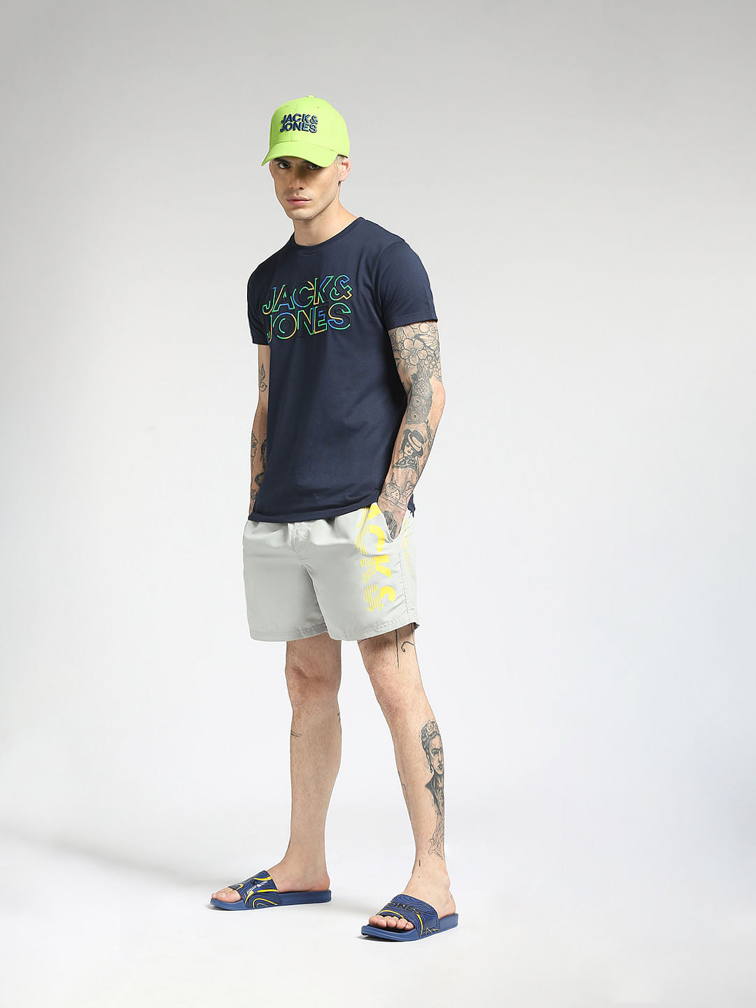 Grey Swim Shorts - S