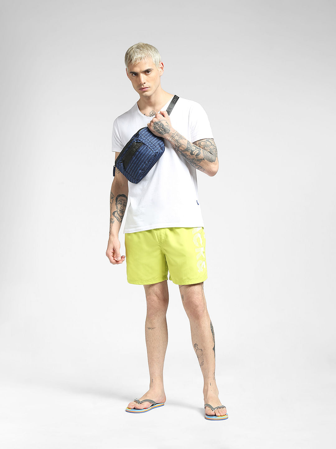 Green Swim Shorts - S