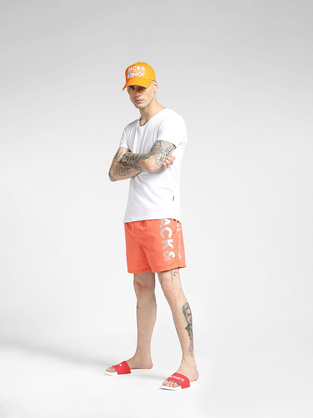 Orange Swim Shorts - S