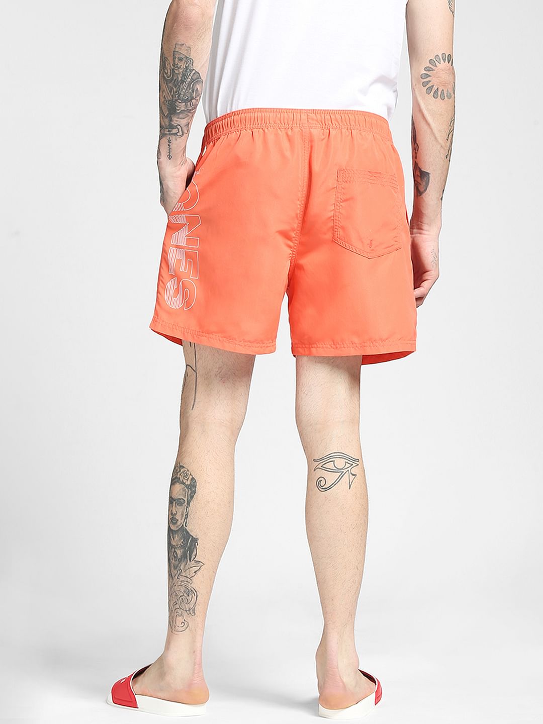 Orange Swim Shorts