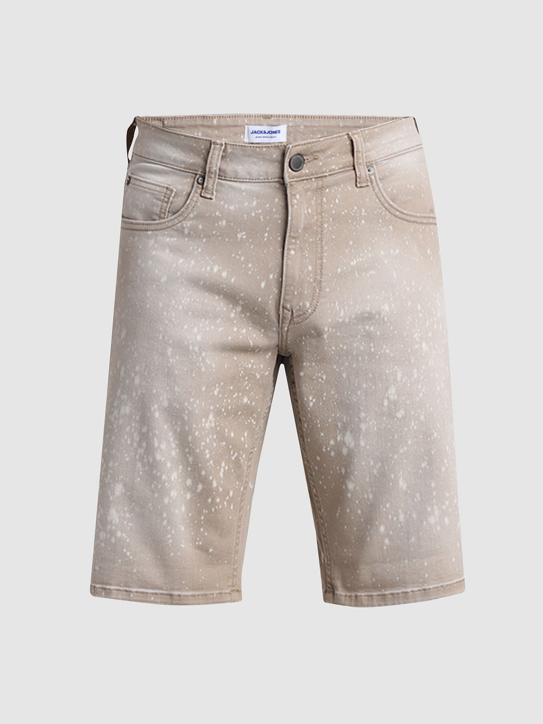 Brown Ombre Co-ord Set Denim Shorts