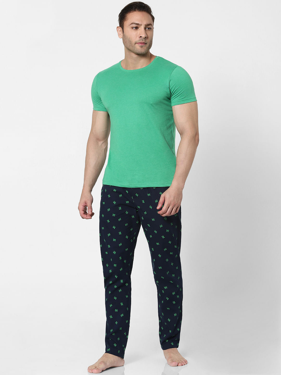 Blue Printed Pyjamas