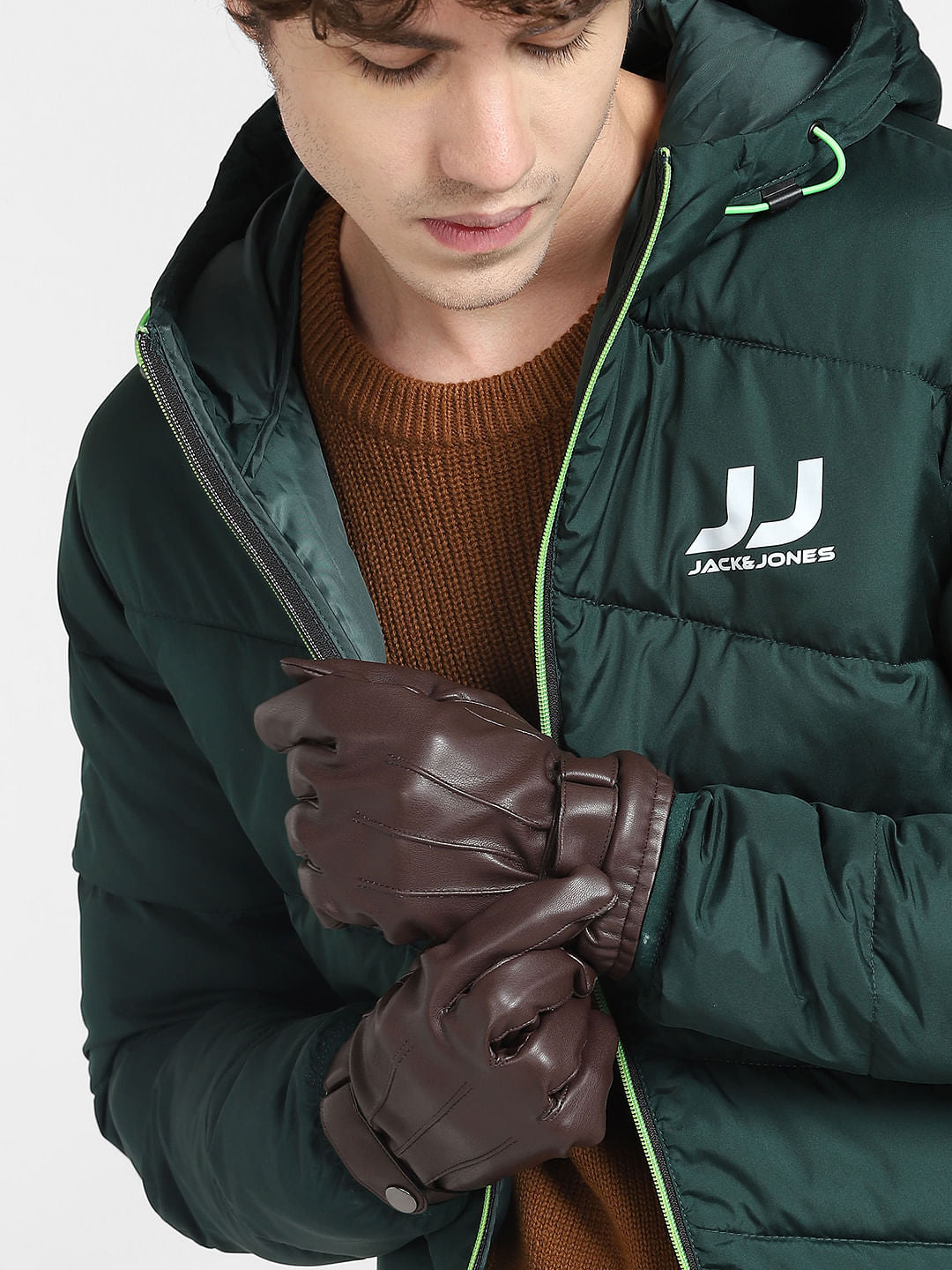 Dark Brown Gloves - ONE