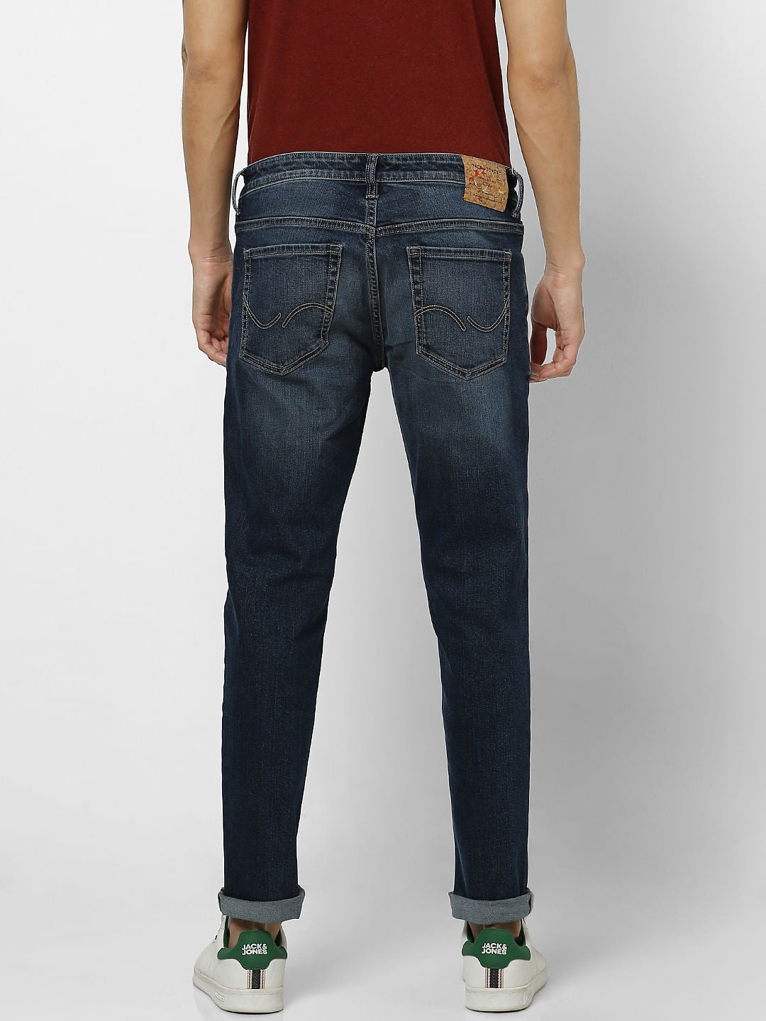 Dark Blue Low Rise Ben Skinny Fit Jeans