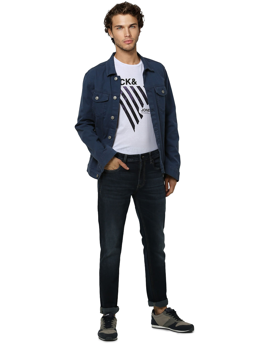 Blue Low Rise Ben Skinny Fit Jeans