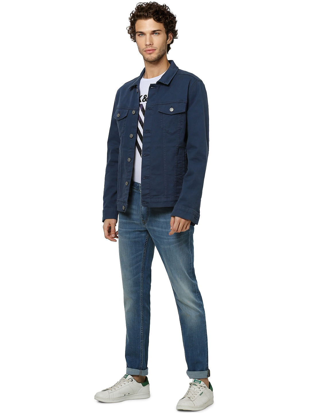 Blue Low Rise Ben Washed Skinny Fit Jeans - 28/30