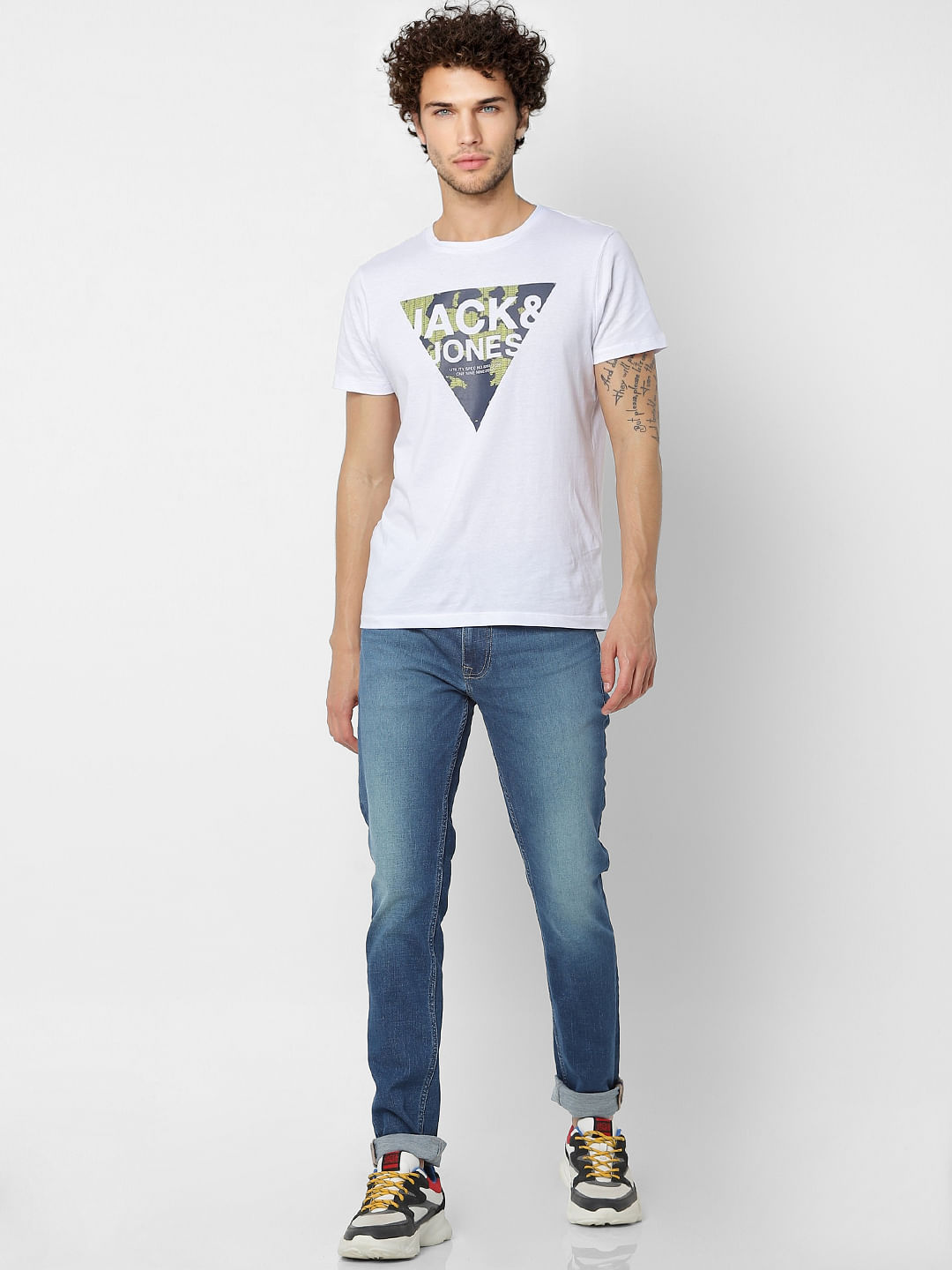 Blue Low Rise Ben Washed Skinny Fit Jeans - 28/30