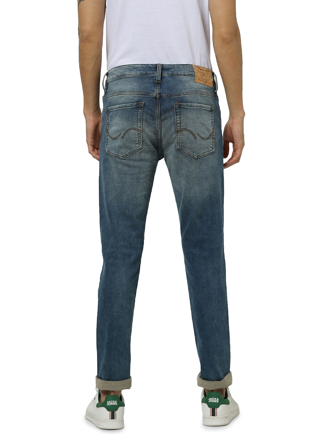 Light Blue Low Rise Ben Washed Skinny Fit Jeans