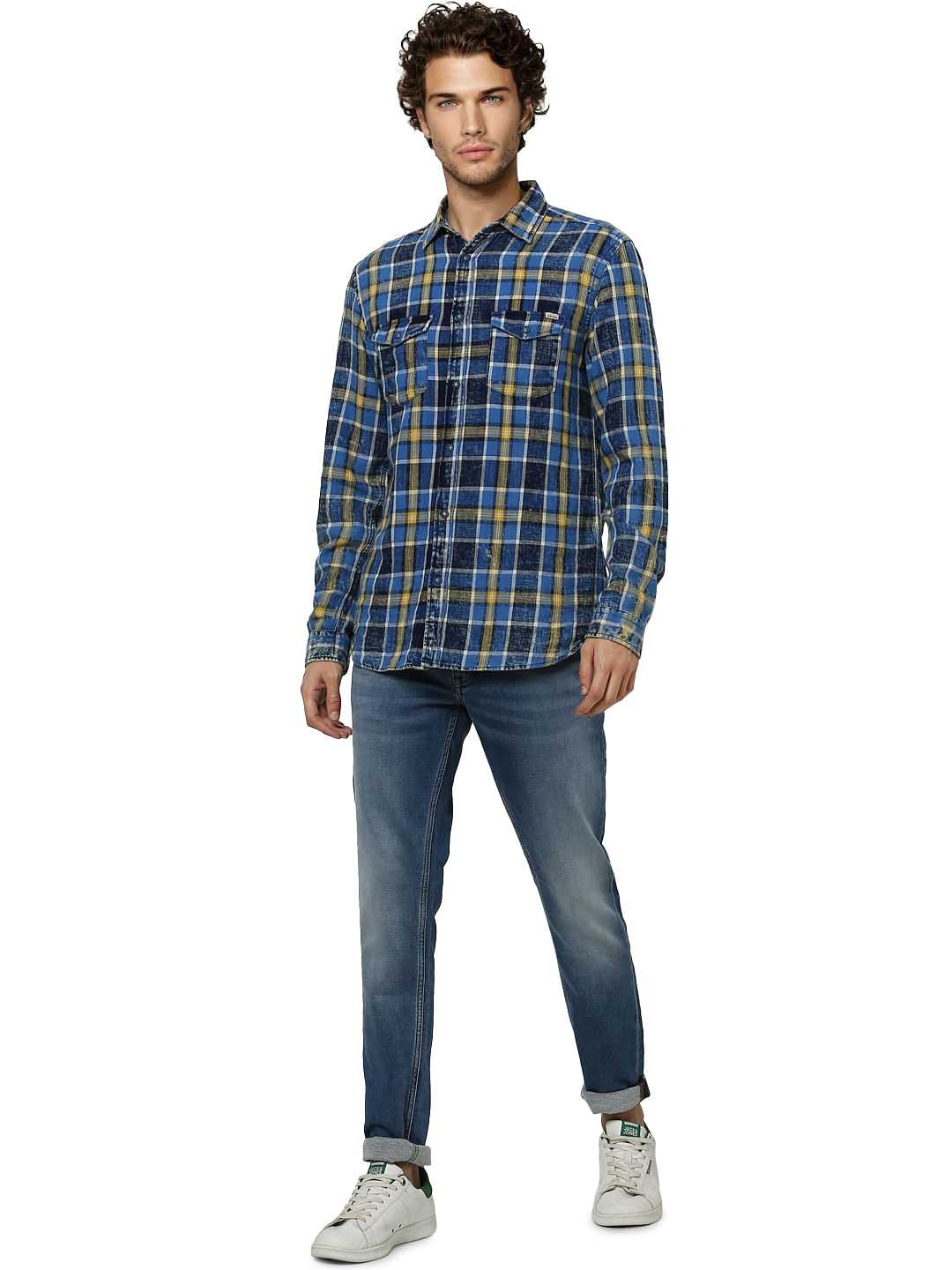 Light Blue Low Rise Ben Washed Skinny Fit Jeans - 28/30