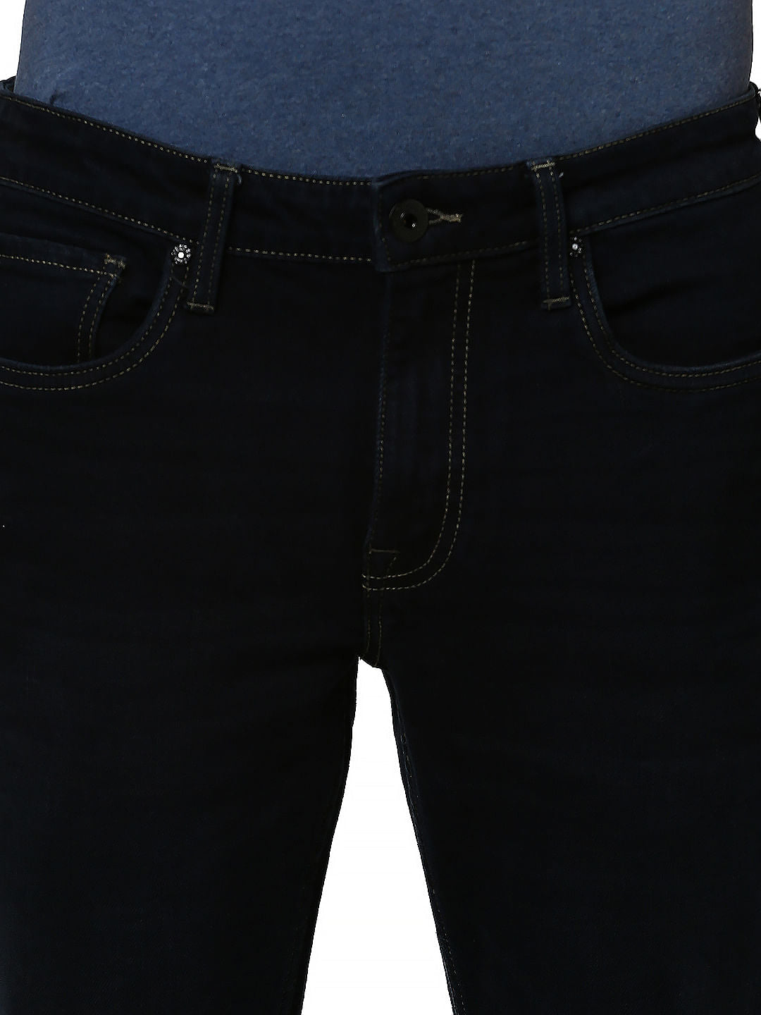 Black Low Rise Glenn Slim Fit Jeans
