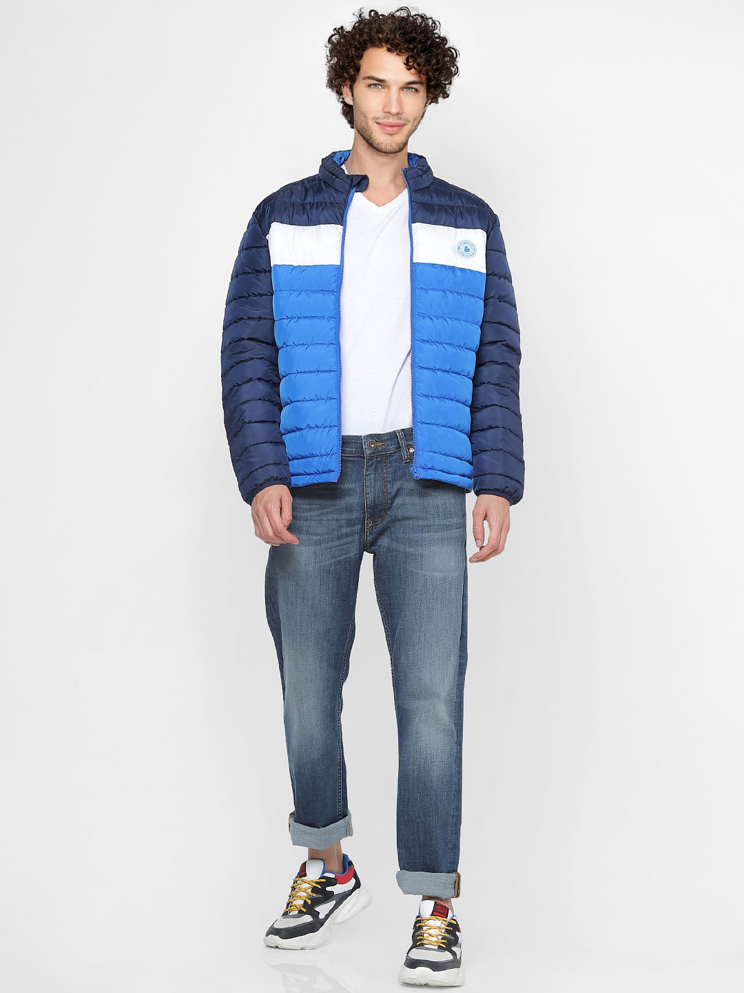 Blue Low Rise Clark Regular Fit Jeans - 28/30