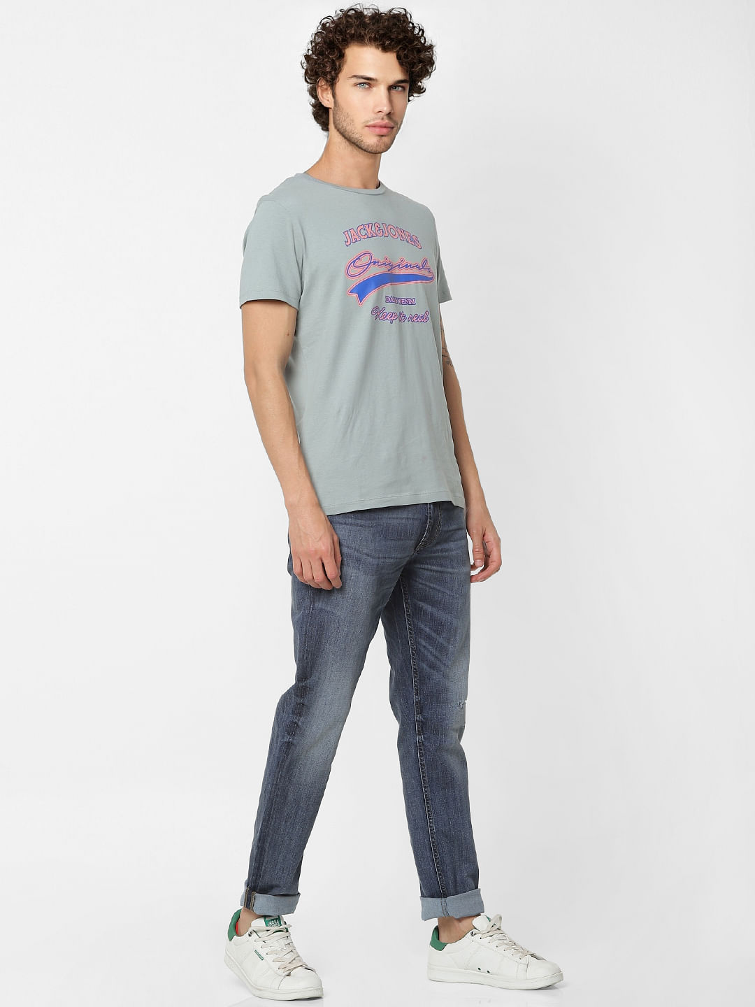 Blue Low Rise Glenn Slim Fit Jeans - 28/30