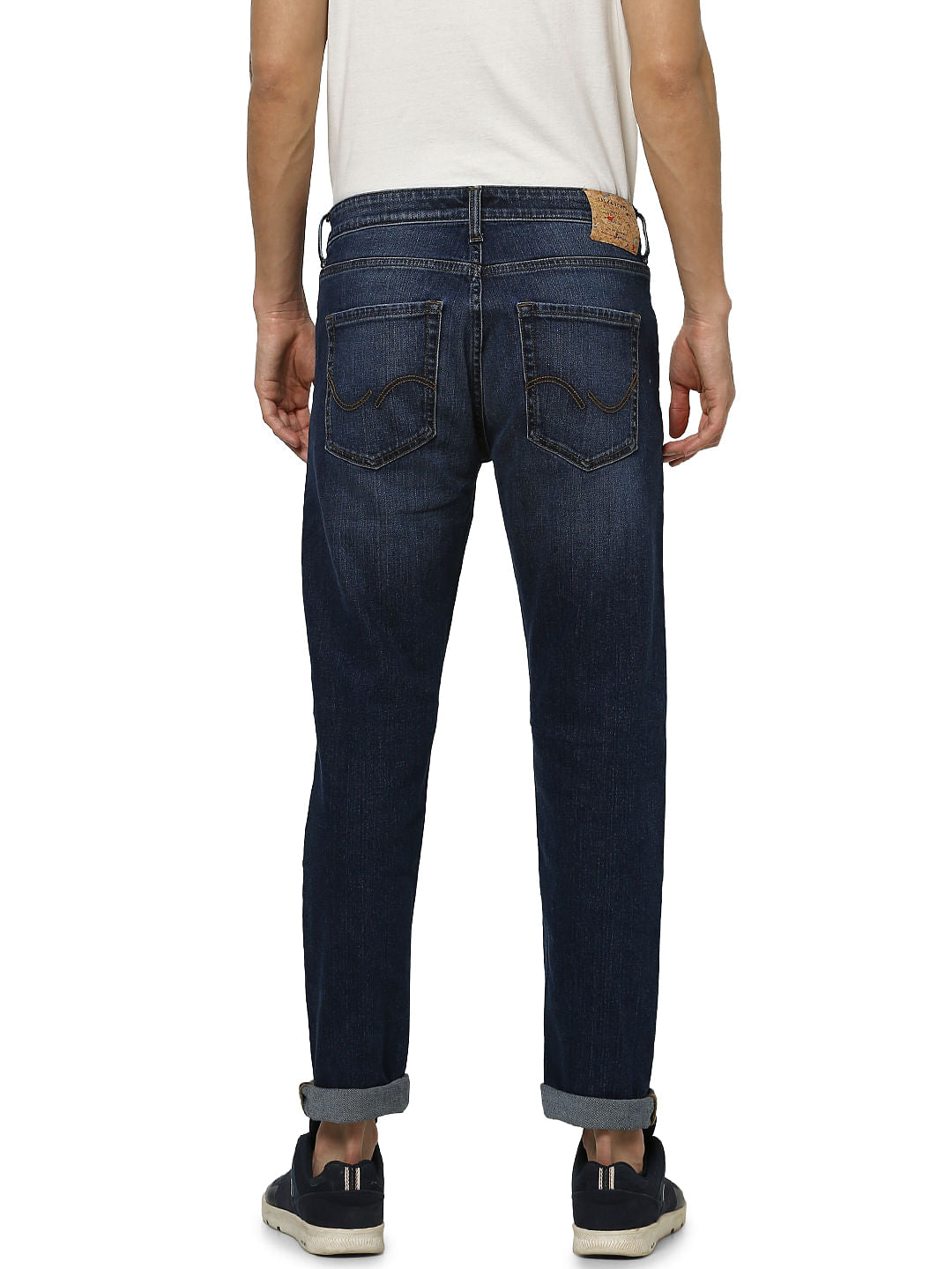Dark Blue Low Rise Tim Anti Fit Jeans