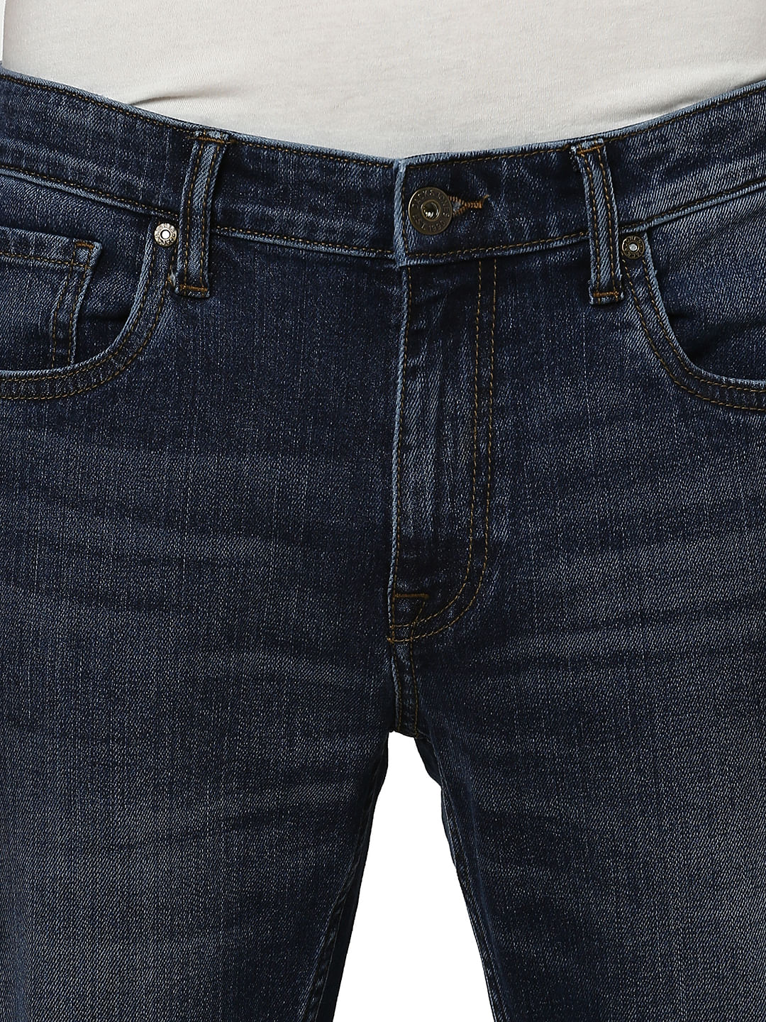 Dark Blue Low Rise Tim Anti Fit Jeans