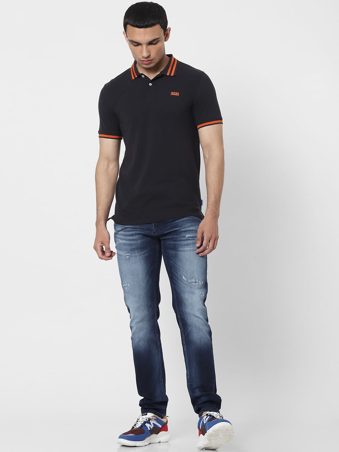 Blue Low Rise Ben Skinny Jeans - 28/30