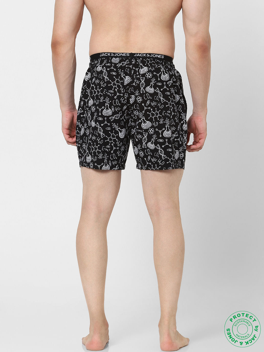 Black Lab Print Boxers