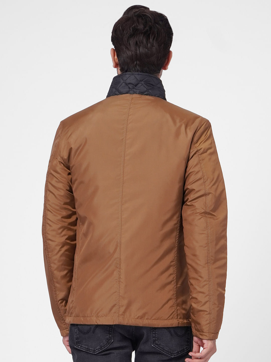 Black & Brown Reversible Puffer Jacket