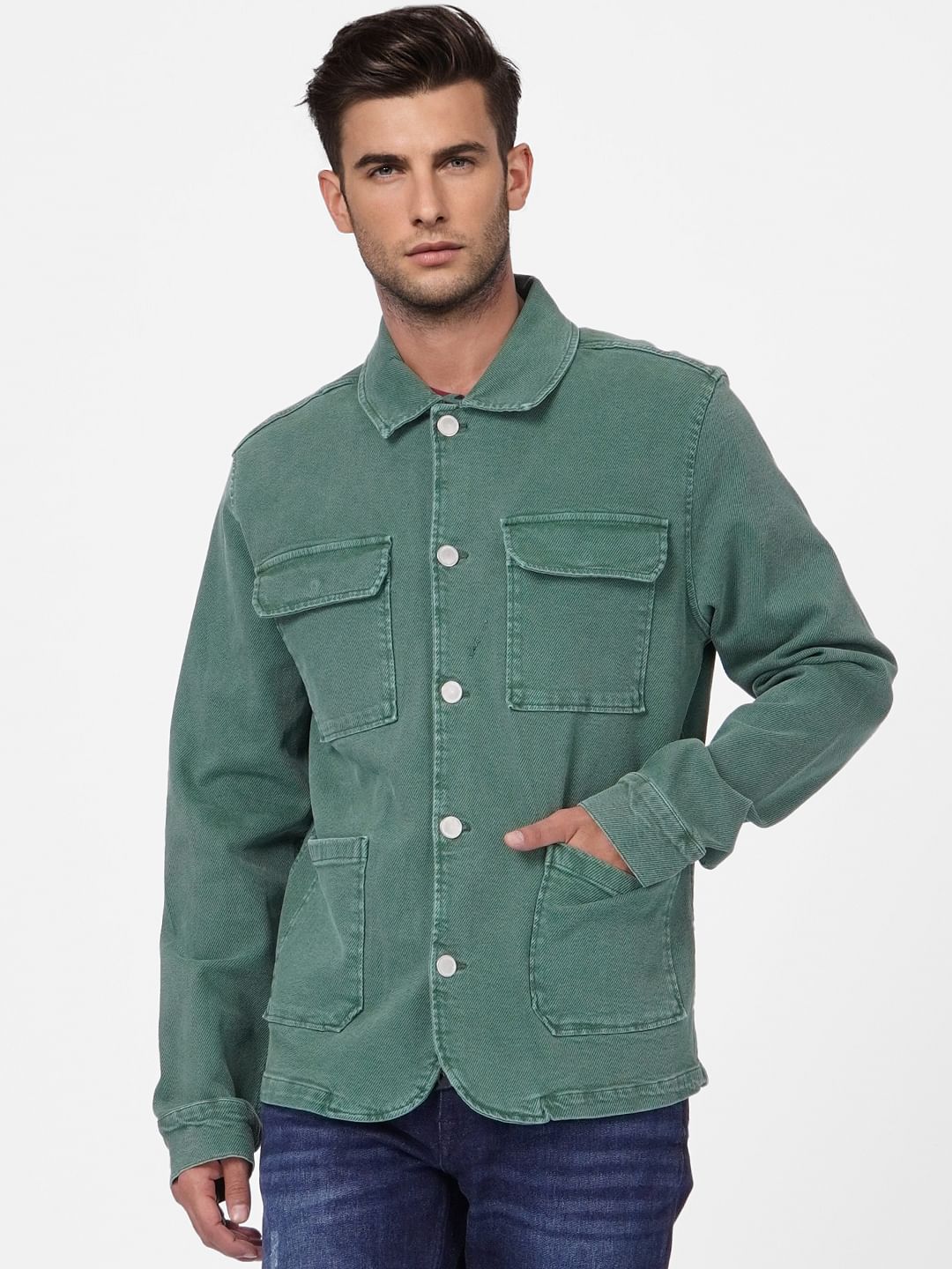 Green Denim Jacket
