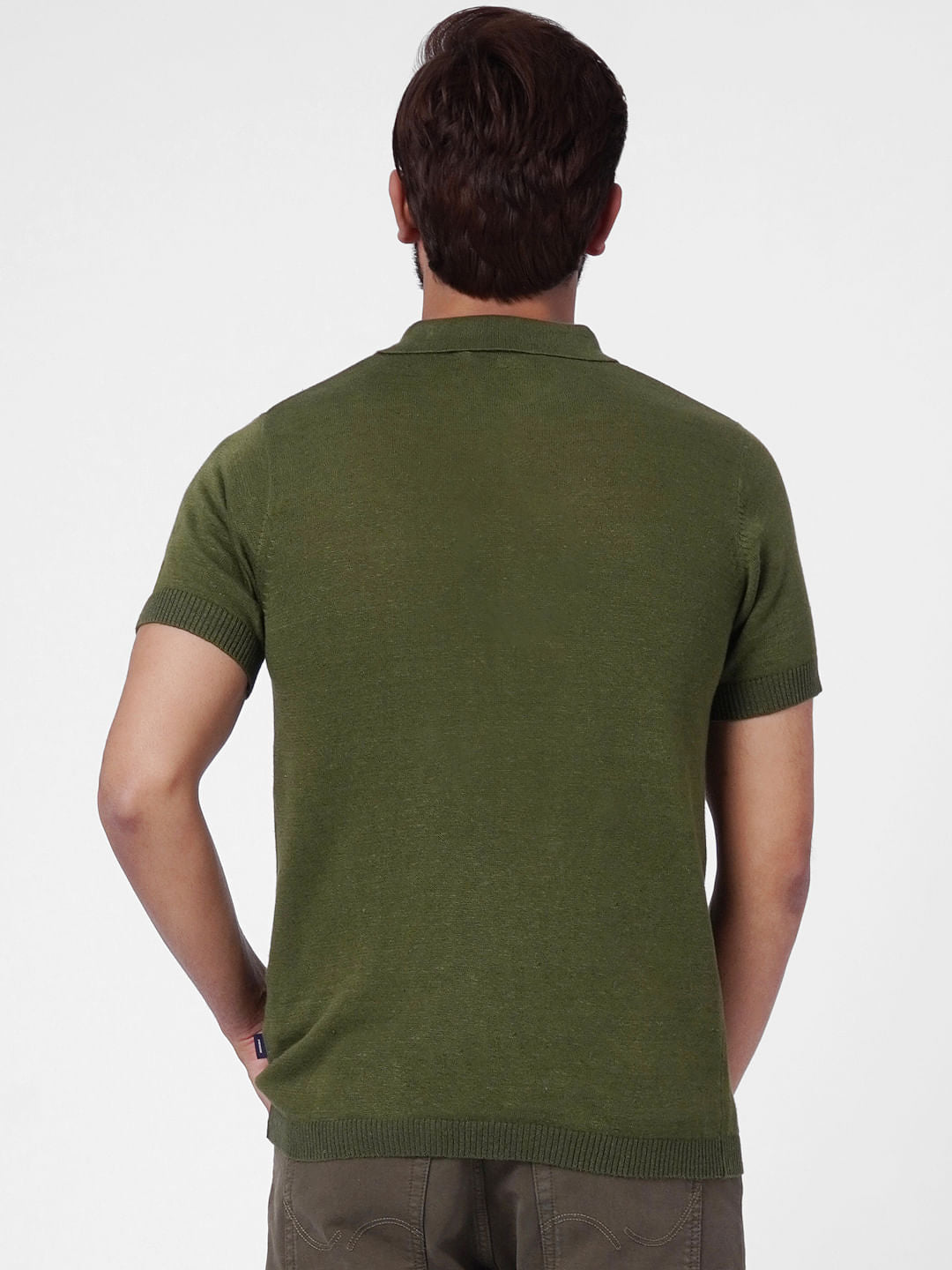 Green Knitted Polo
