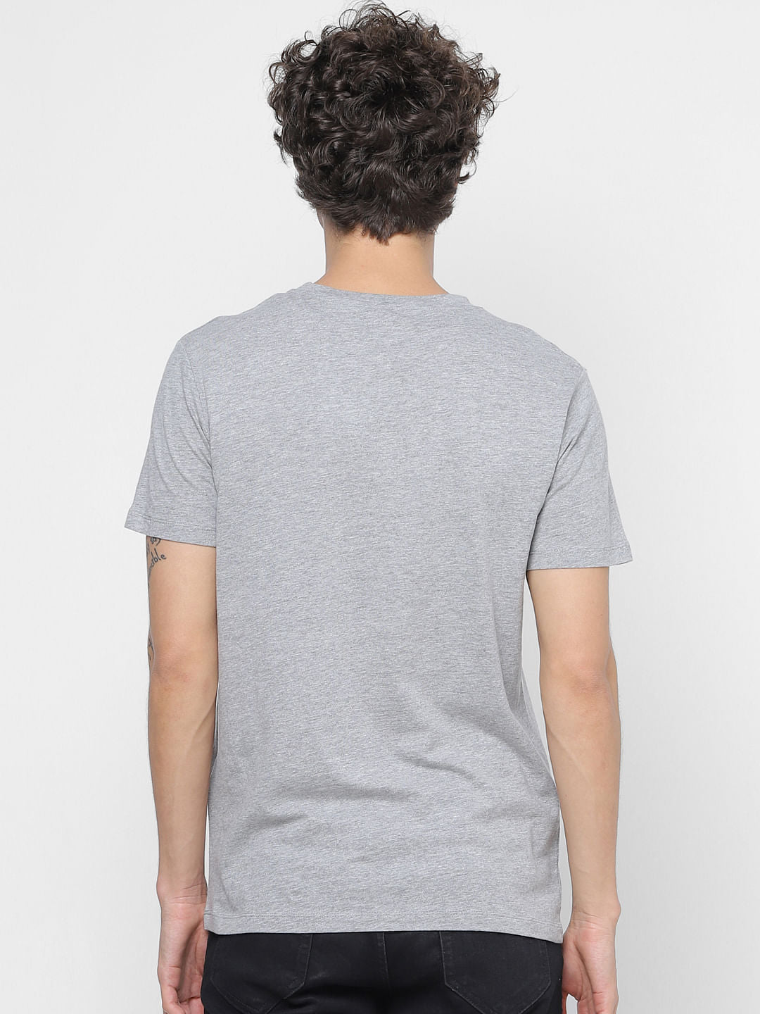 Grey Crew Neck T-shirt