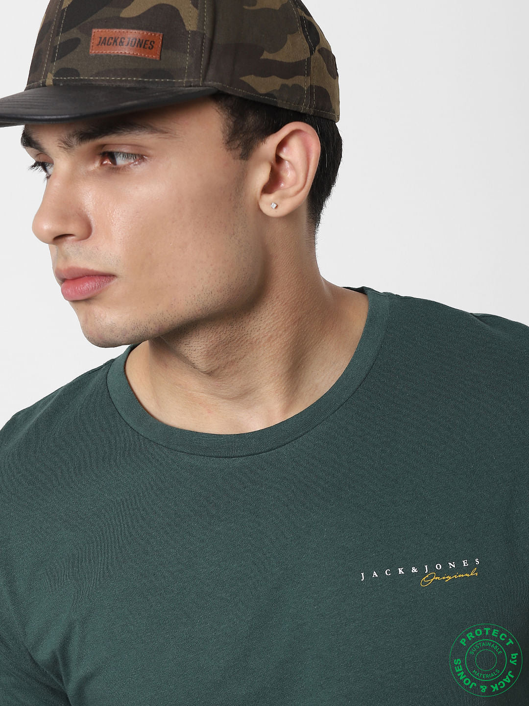 Green Crew Neck T-shirt
