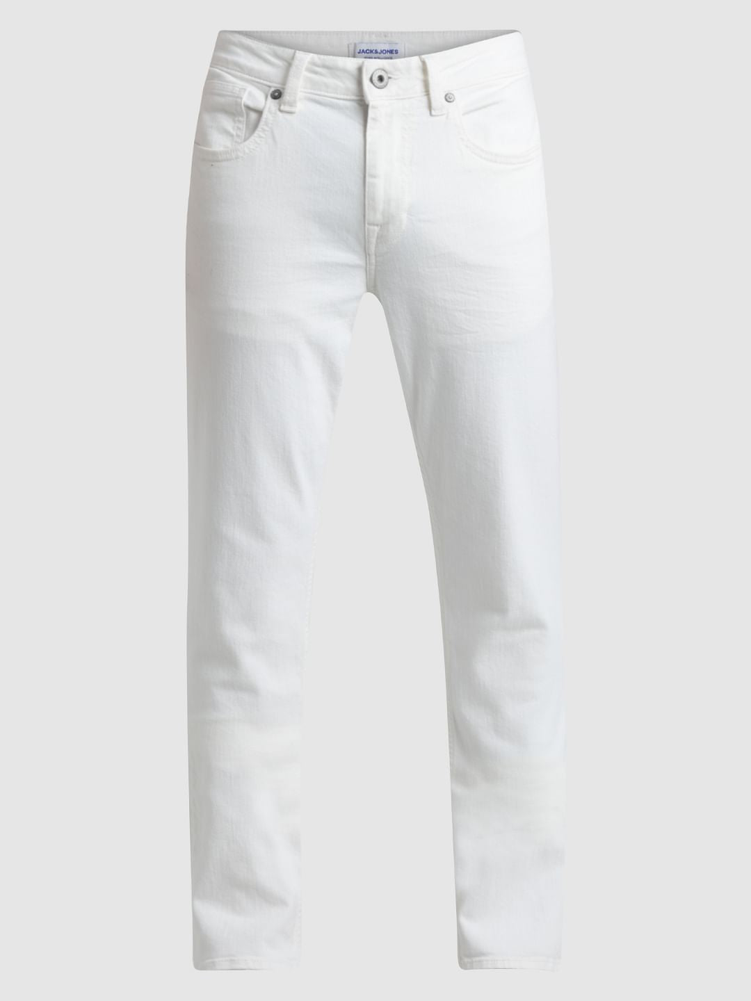 Glenn Slim Fit Low rise Stretch Jeans - White