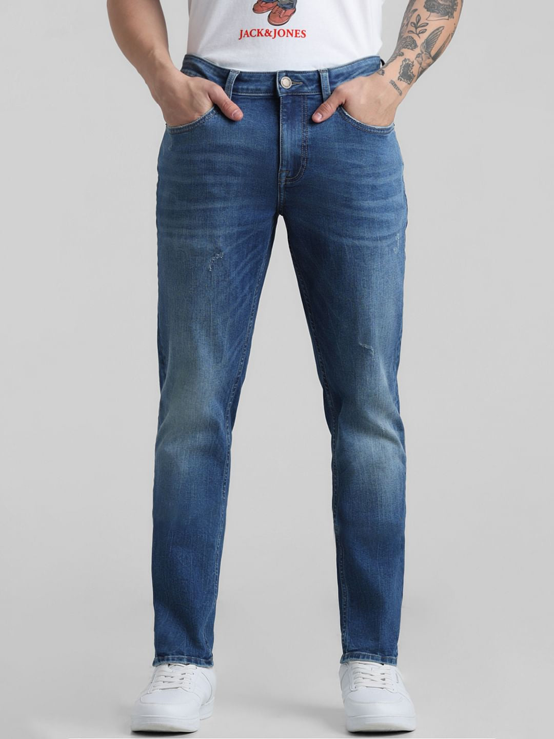 Glenn Slim Fit Jeans - Blue - 28/30