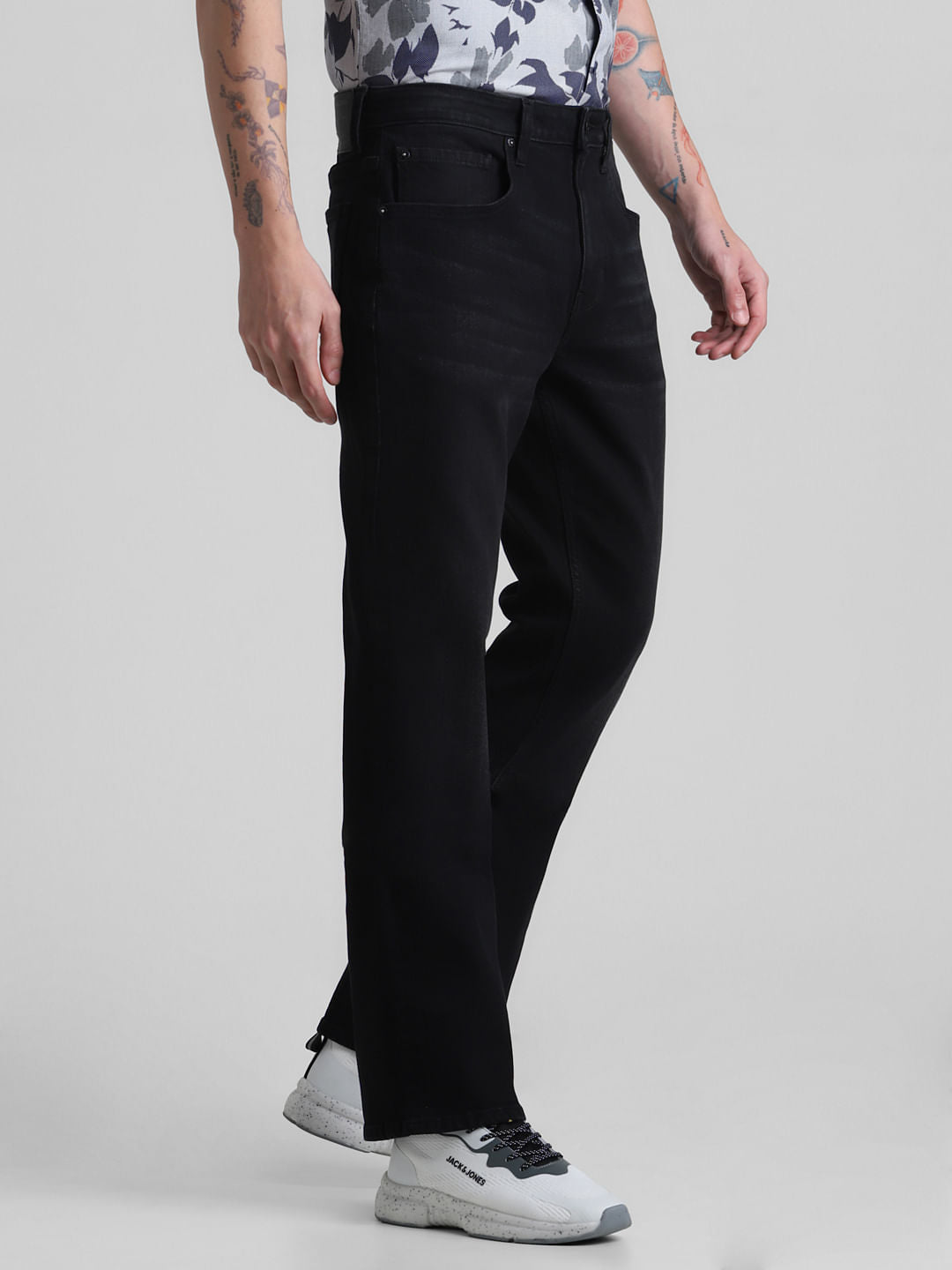 Black High Rise Ray Bootcut Jeans