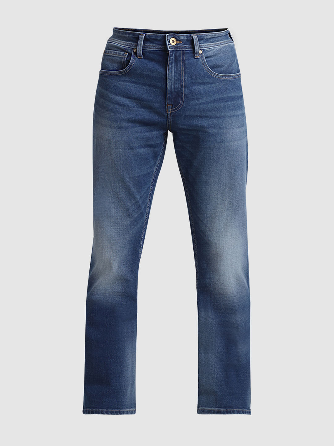 Blue High Rise Ray Bootcut Fit Jeans